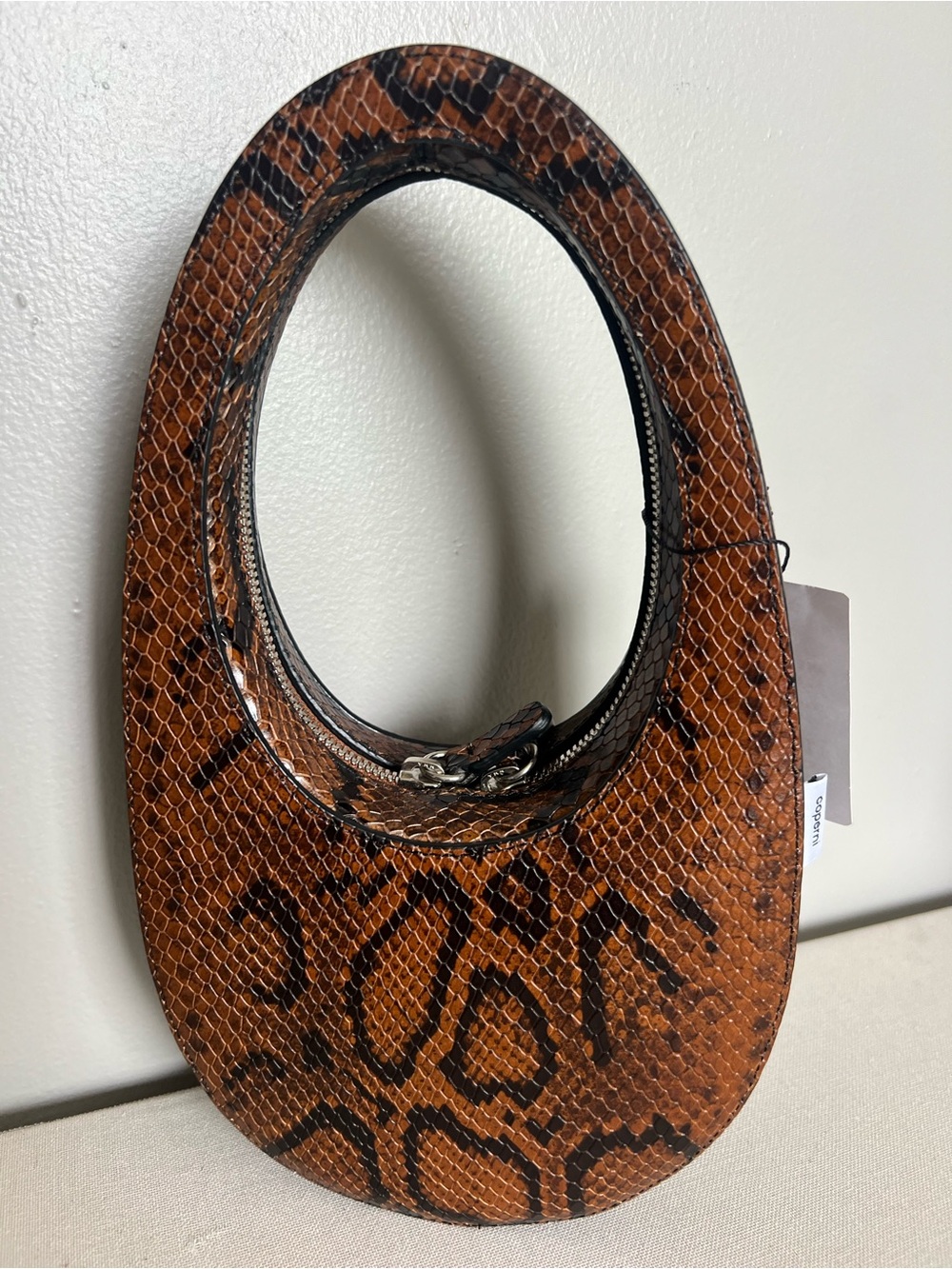 NWT Coperni Python Print Swipe Mini Bag